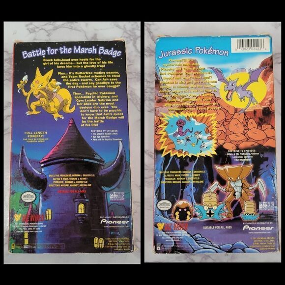 Pokemon 1997 1998 VHS Lot of 6 Tapes Blockbuster 90s Vintage Nostalgic - Picture 12 of 14